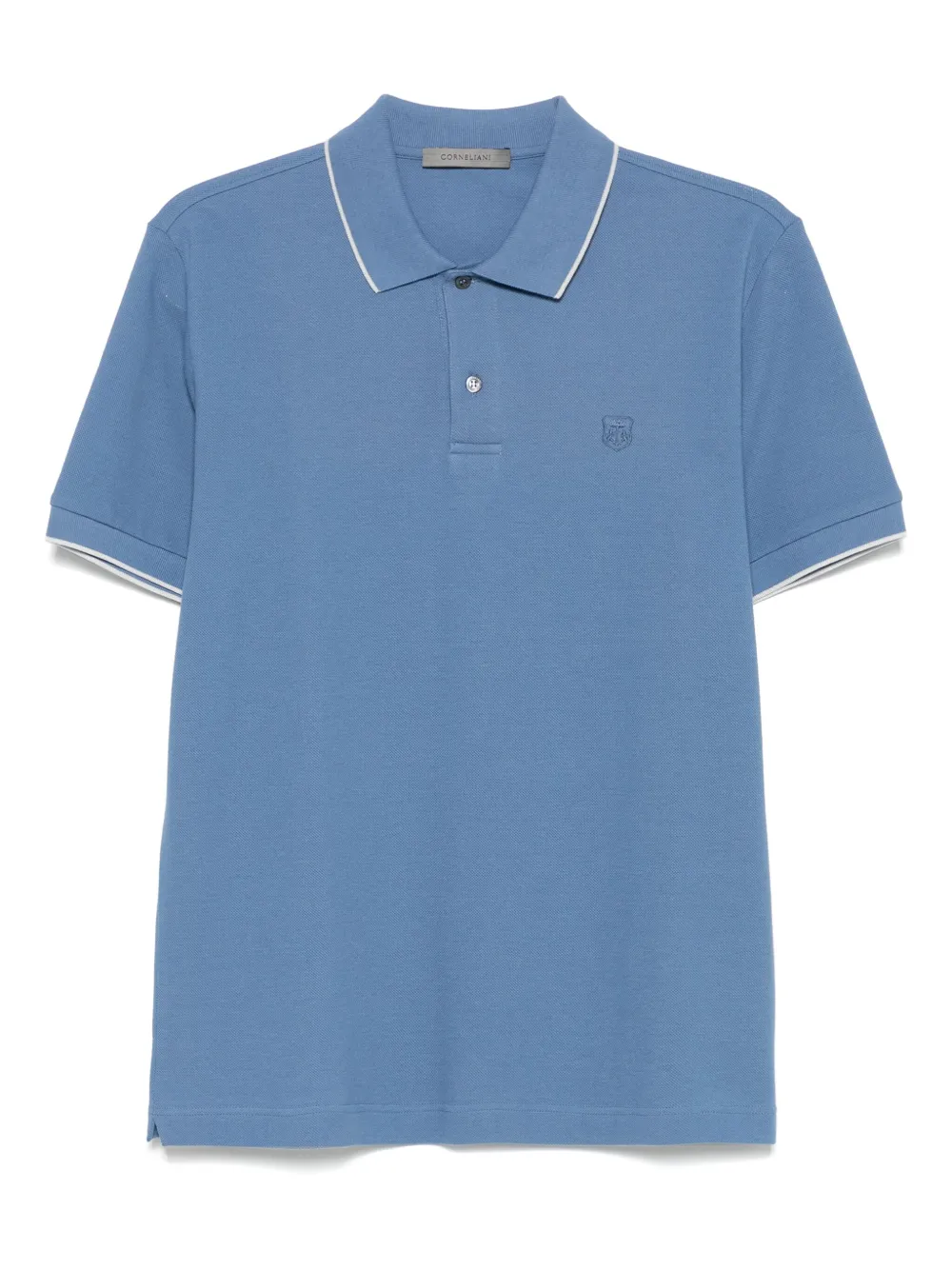 Corneliani Jersey poloshirt Blauw