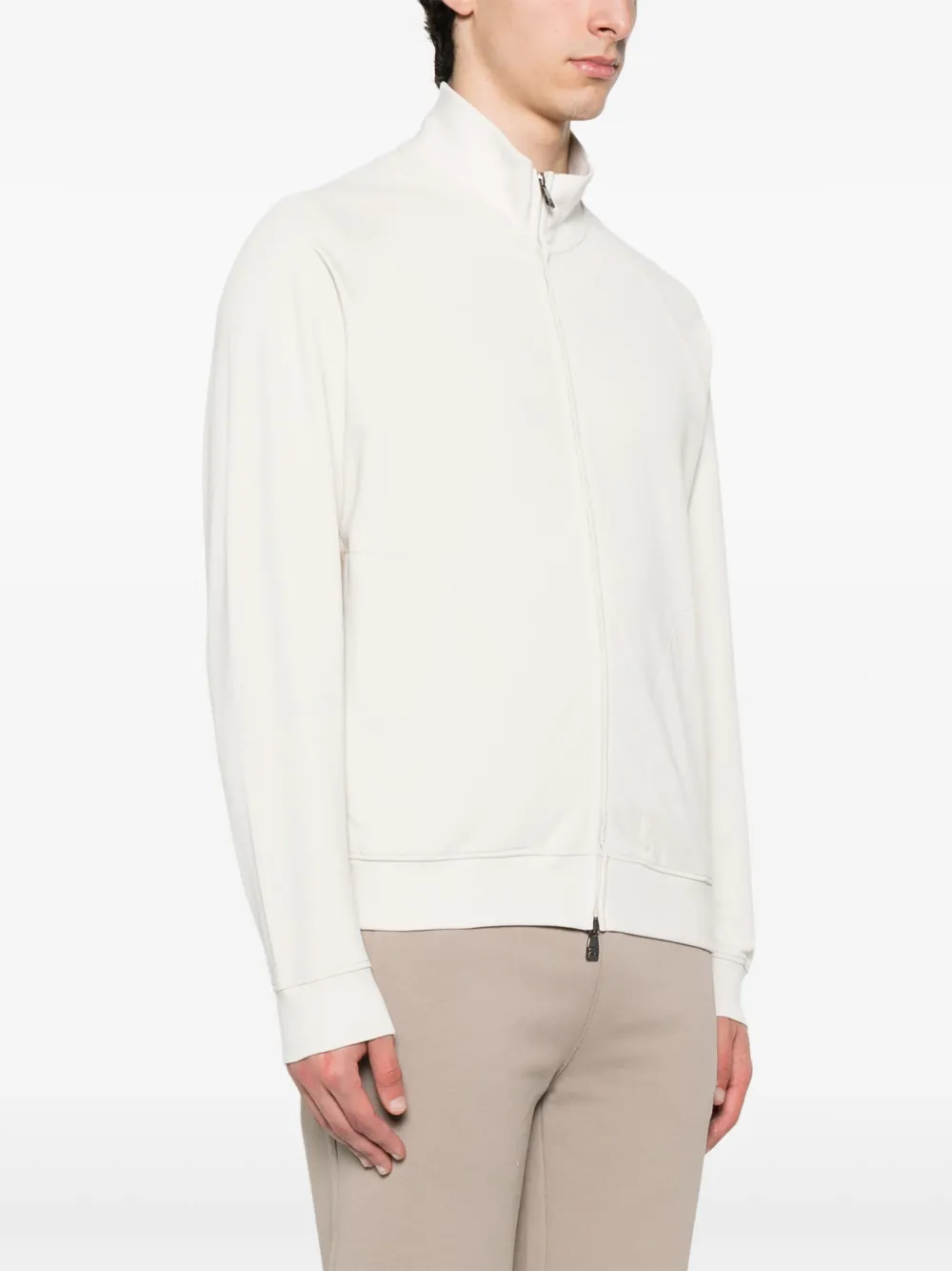 Corneliani Sweater met rits Beige