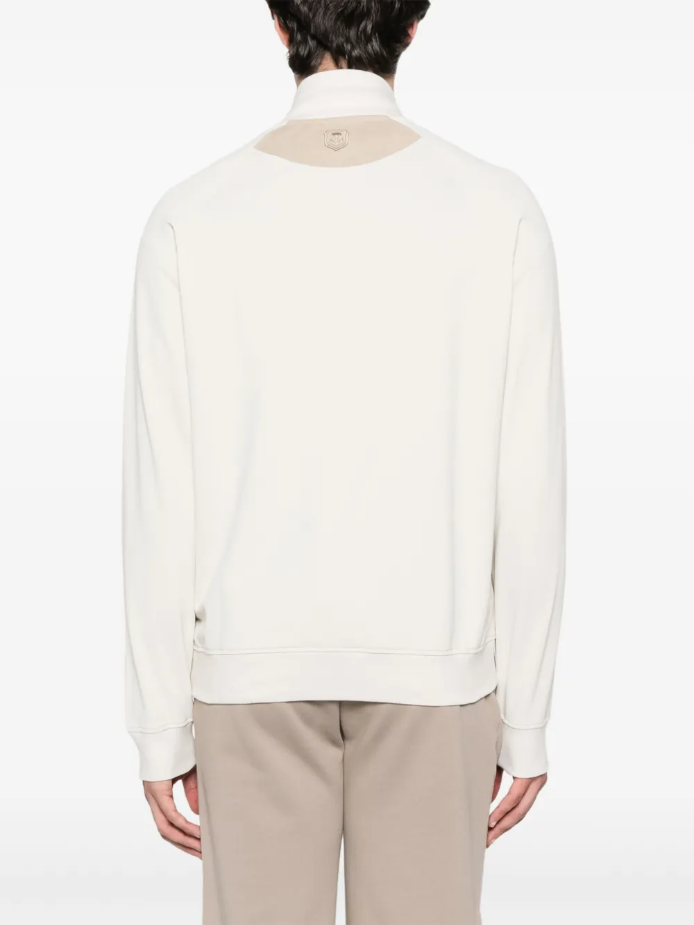 Corneliani Sweater met rits Beige