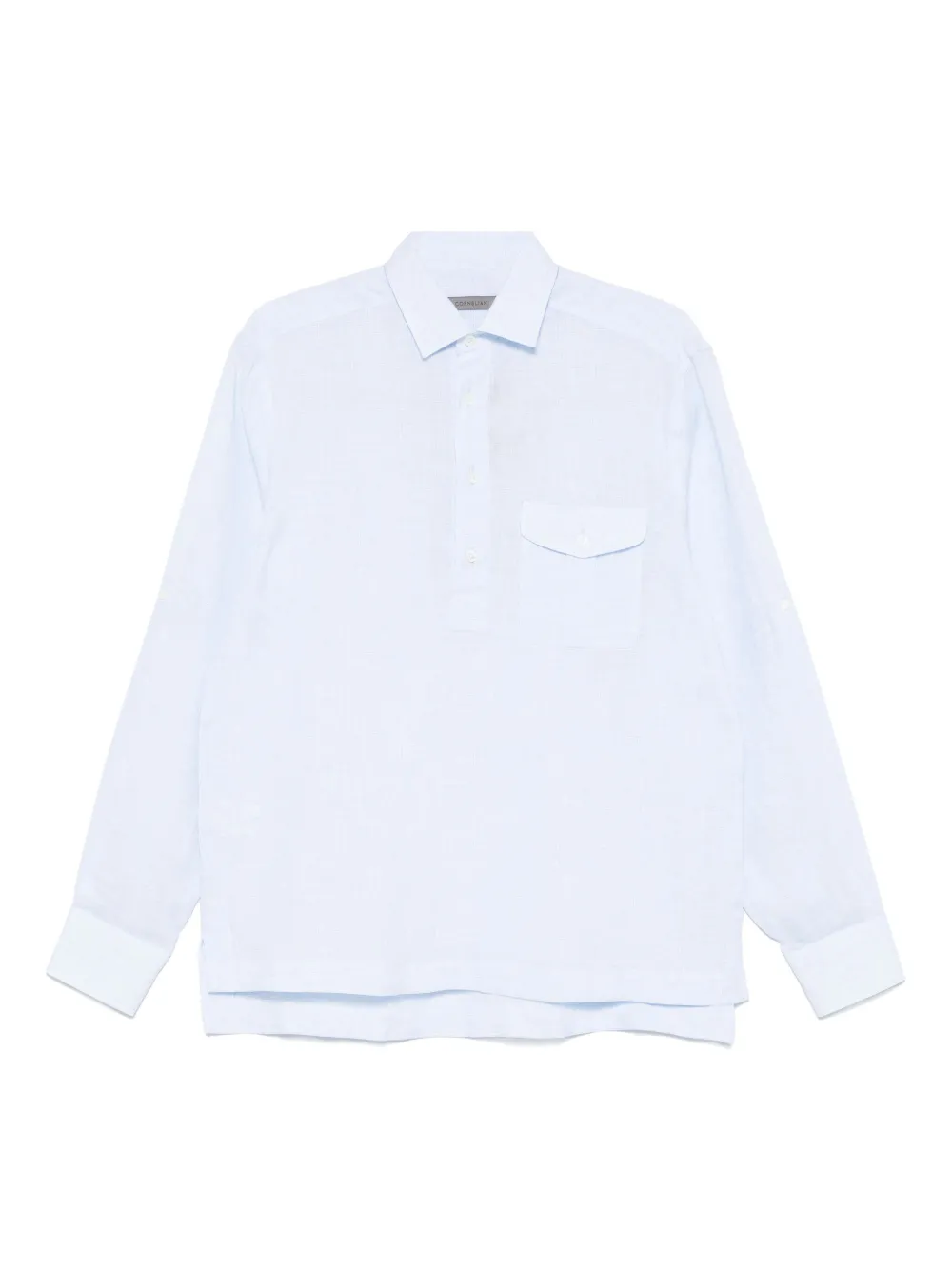 Corneliani camisa de lino | azul | Image 1