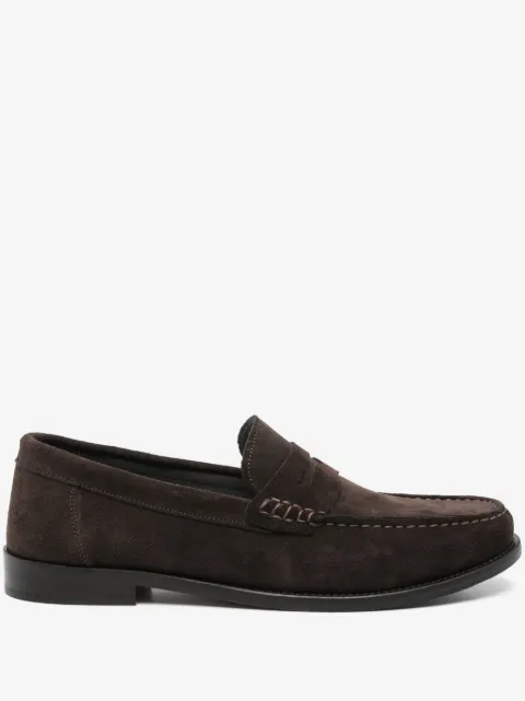 Corneliani suede loafers 