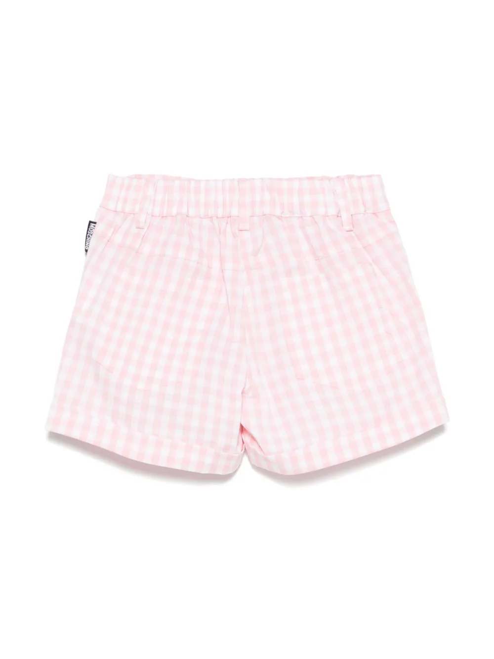 Moschino Kids Shorts met gingham ruit - Roze