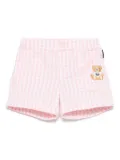 Moschino Kids gingham-pattern shorts - Pink