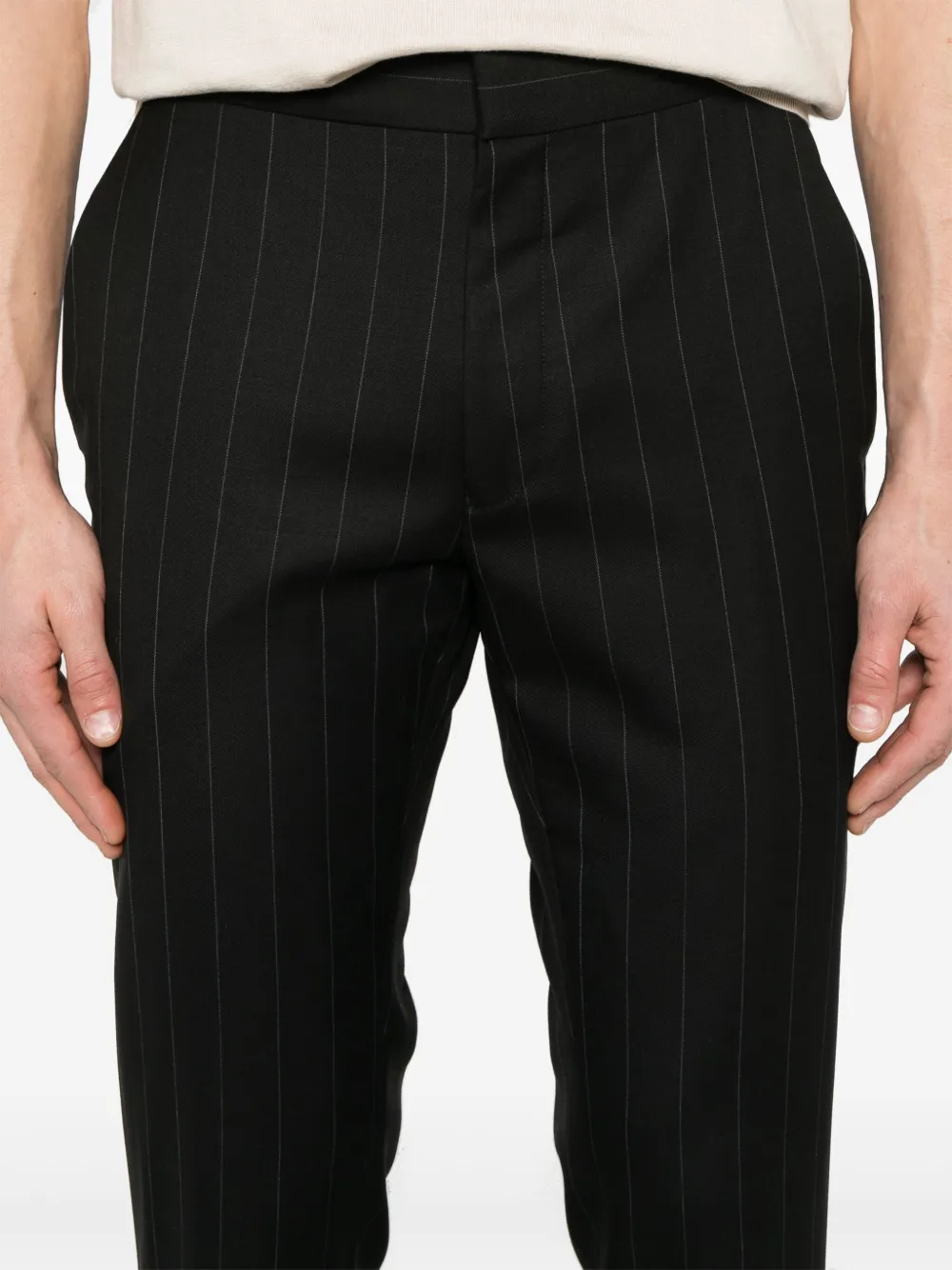 TOM FORD Gestreepte broek Zwart