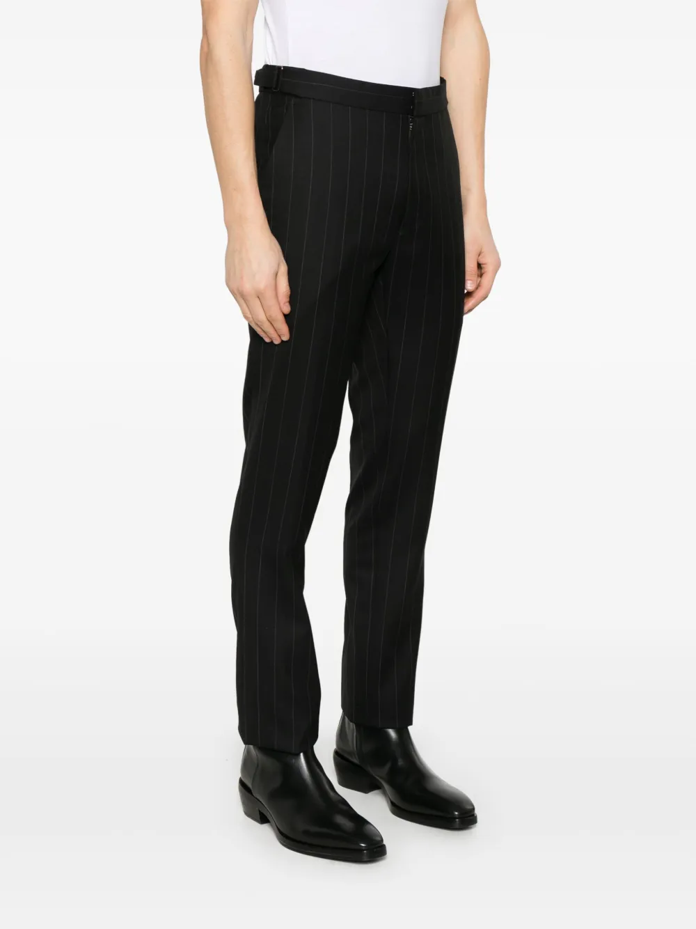 TOM FORD Gestreepte broek Zwart