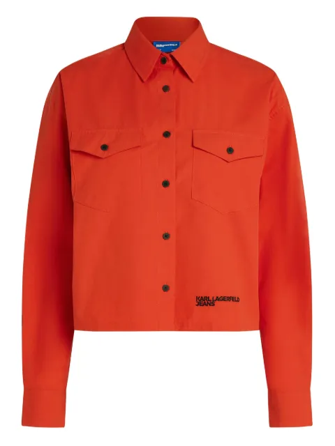 Karl Lagerfeld Jeans camisa con logo
