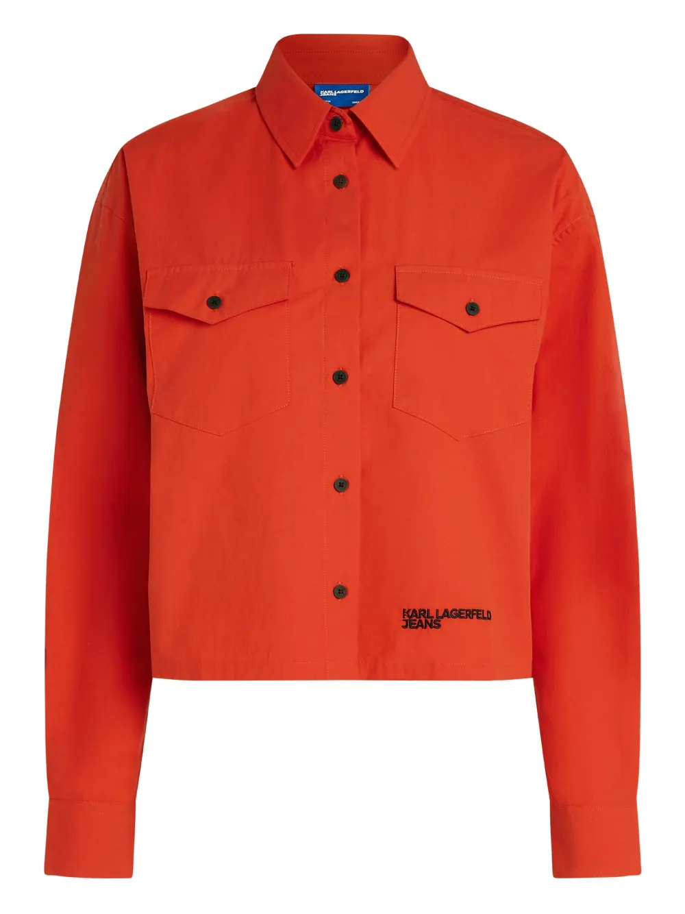Karl Lagerfeld Jeans Blouse met logo Oranje