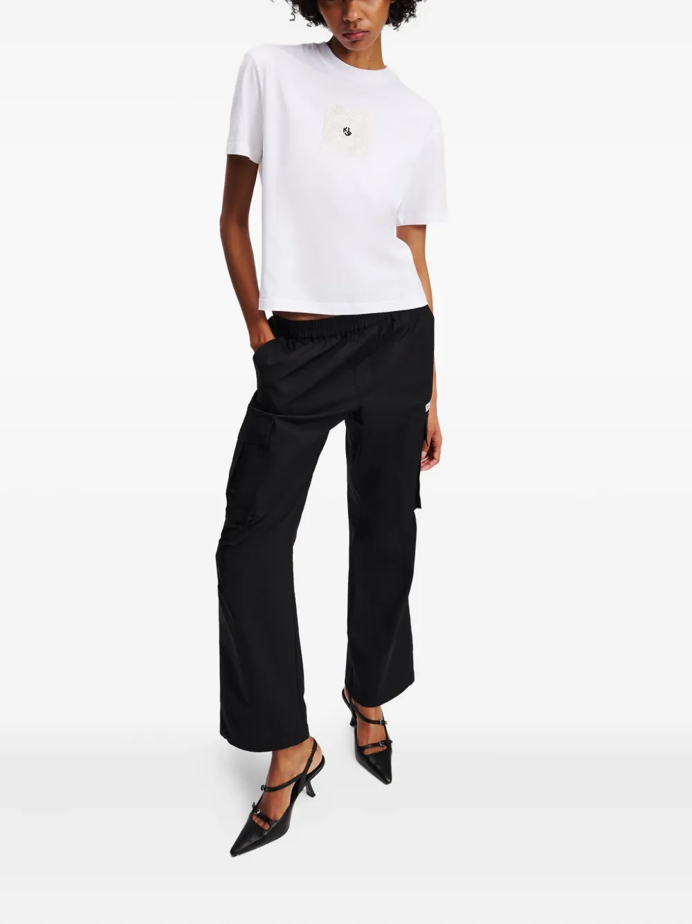 Karl Lagerfeld Jeans playera de algodón orgánico | Playeras y jerséis | Image 2