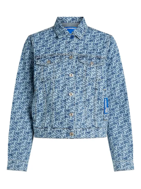 Karl Lagerfeld Jeans KLJ monogram denim jacket