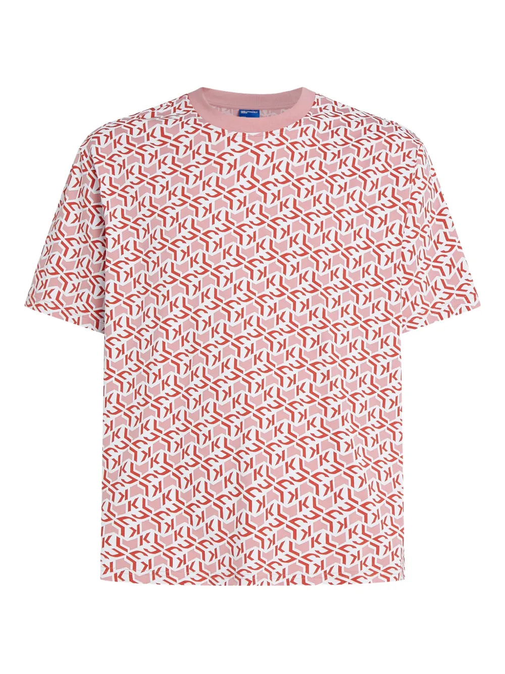Karl Lagerfeld Jeans オーガニックコットン Tシャツ - レッド Karl Lagerfeld Jeans オーガニックコットン Tシャツ - レッド