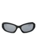 Karl Lagerfeld Jeans geometric-frame sunglasses - Black