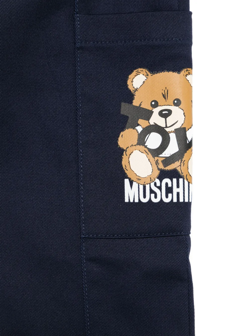Moschino Kids Teddy Bear broek Blauw