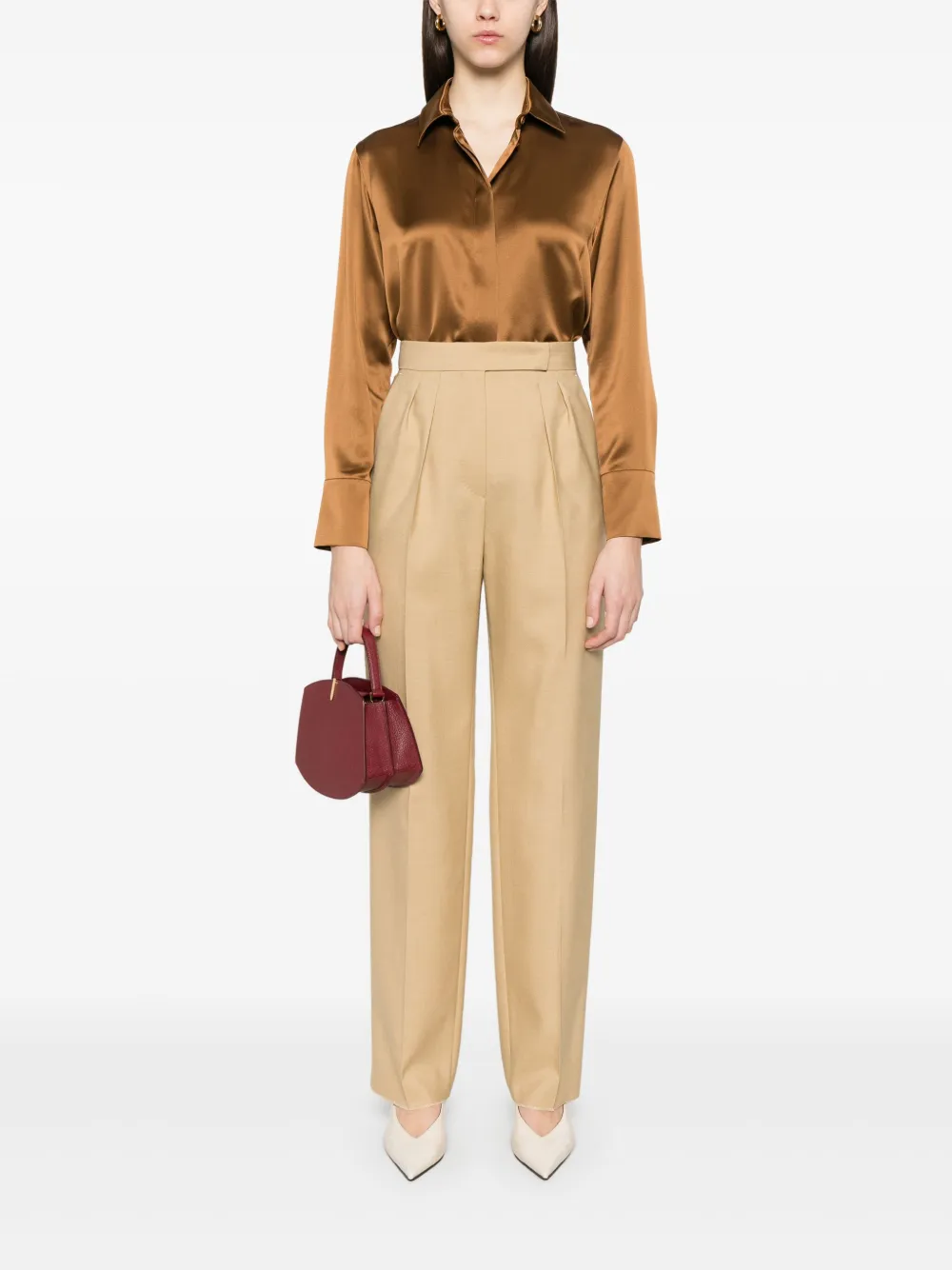 Max Mara Mazurca blouse - Bruin