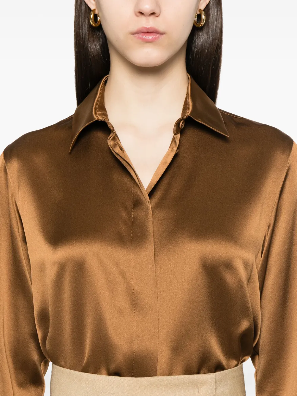 Max Mara Mazurca blouse Bruin