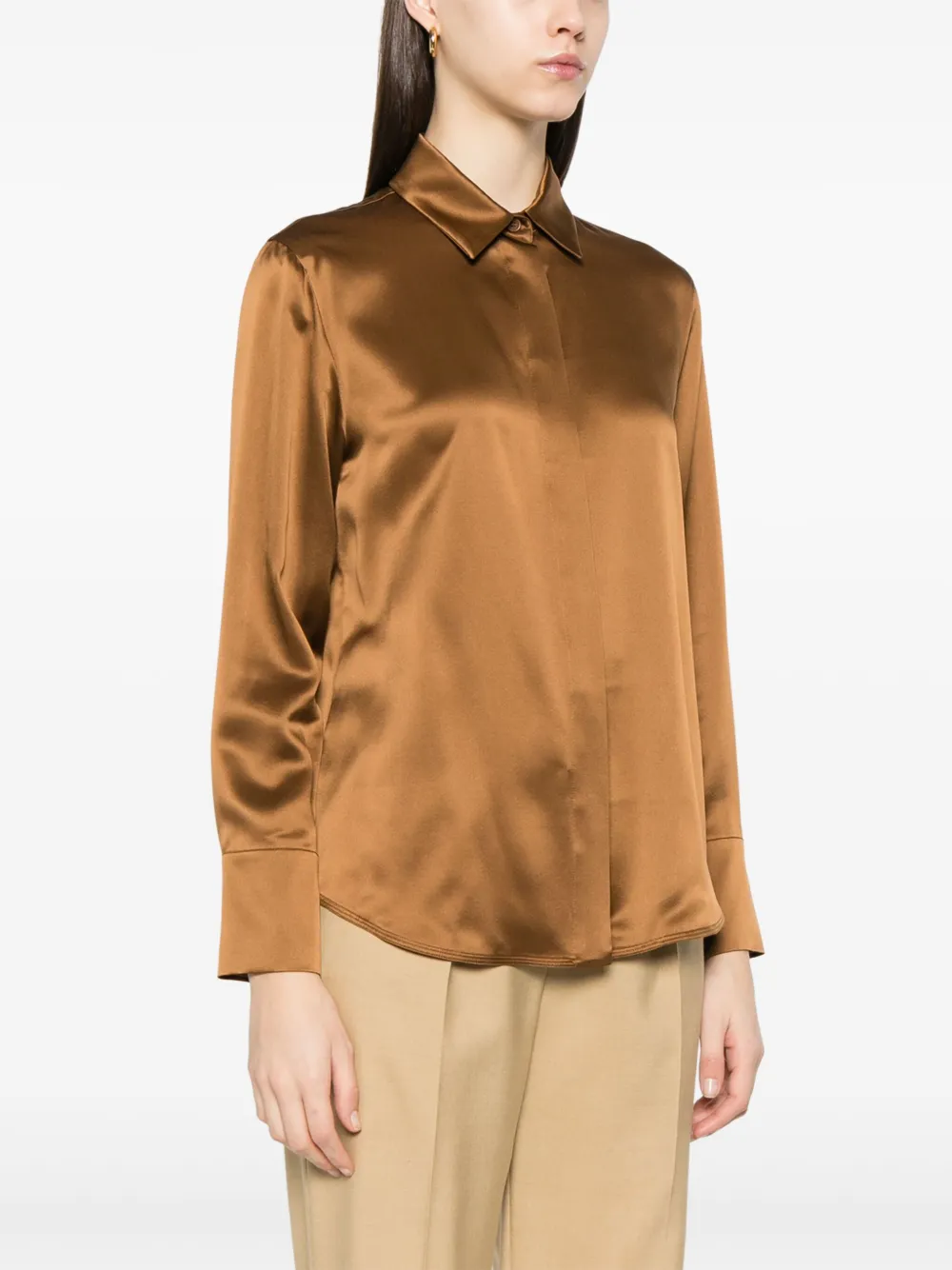 Max Mara Mazurca blouse Bruin