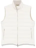 Eleventy padded gilet - White
