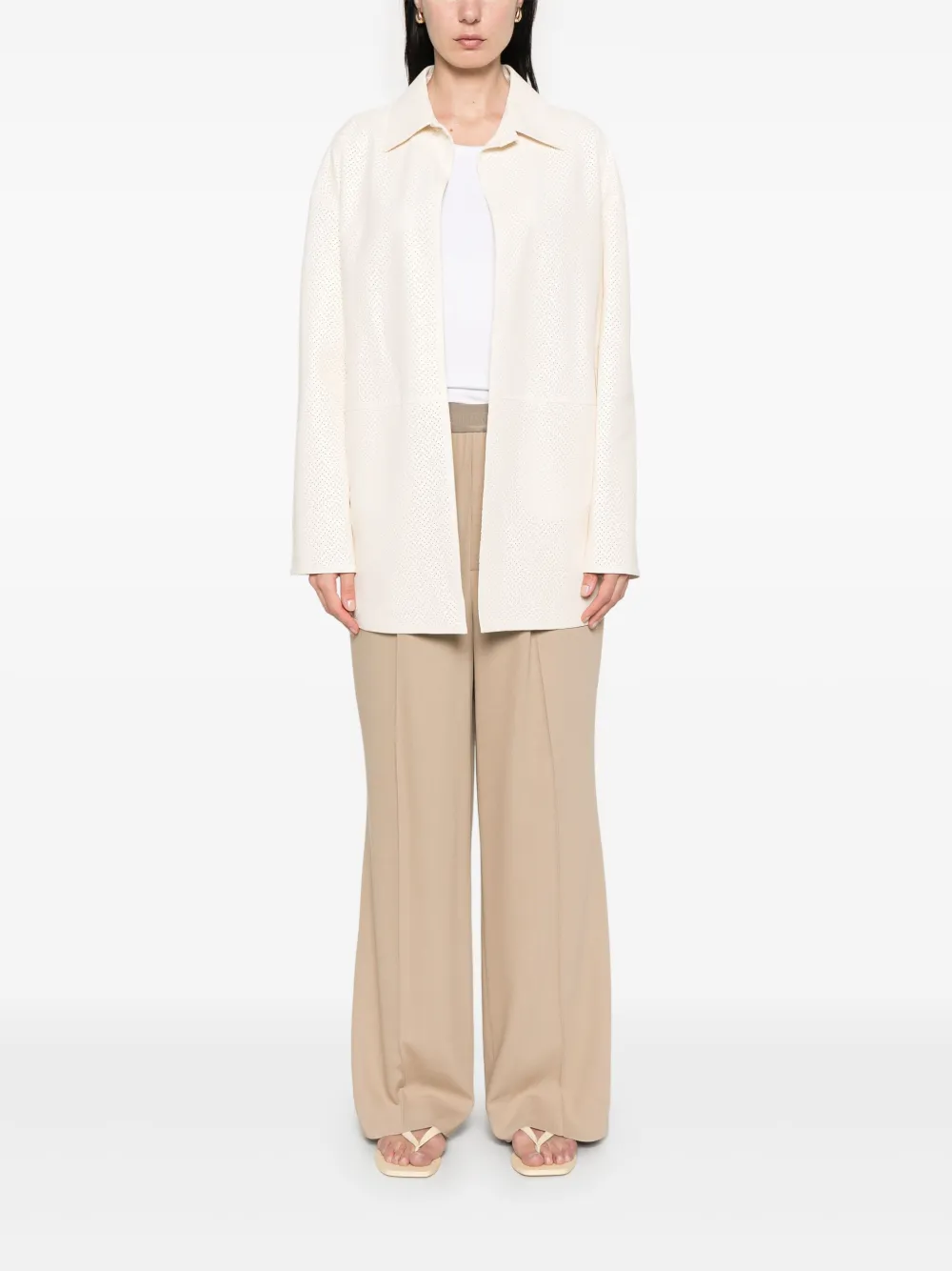 Perforated-Design Jacket