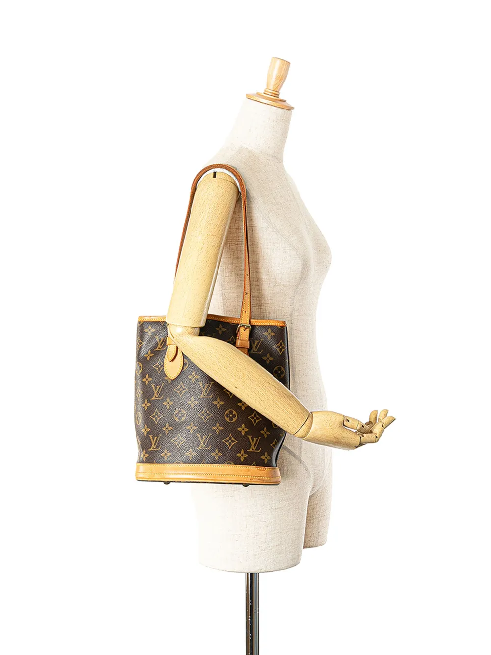 Louis Vuitton Pre-Owned 2003 Monogram Petit bucket bag - Bruin