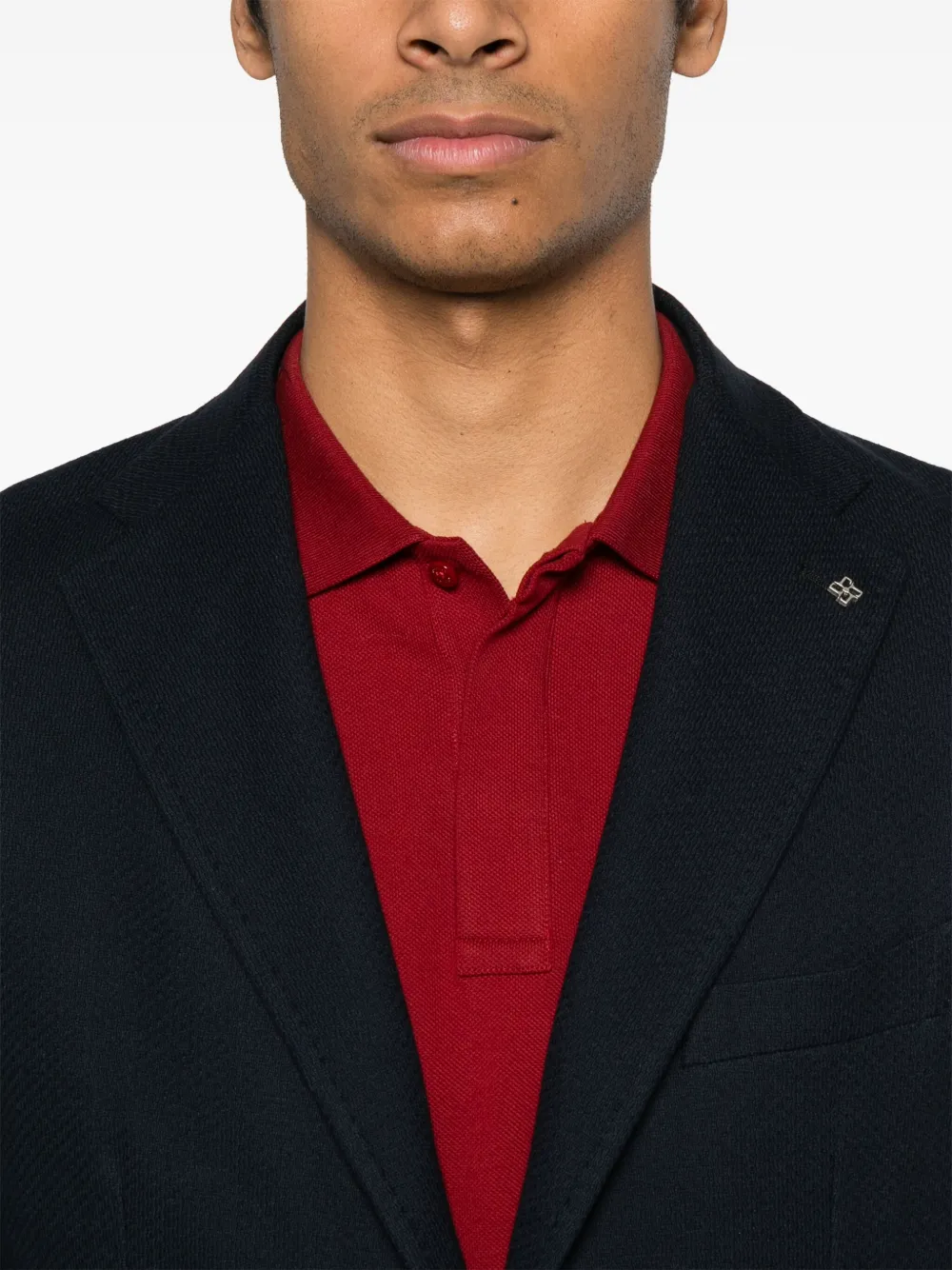 Tagliatore Blazer met broche Blauw