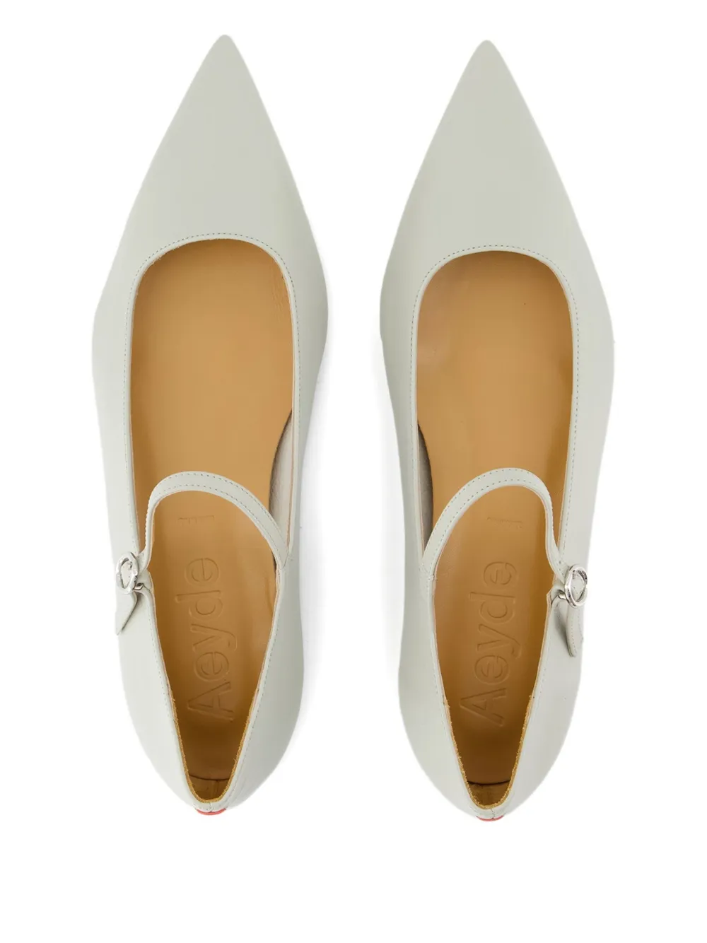 Aeyde Cleo ballerina shoes Green