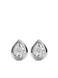Monica Vinader Pear Diamond stud earrings - Silver