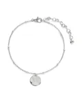 Monica Vinader Siren Muse Disc bracelet - Silver