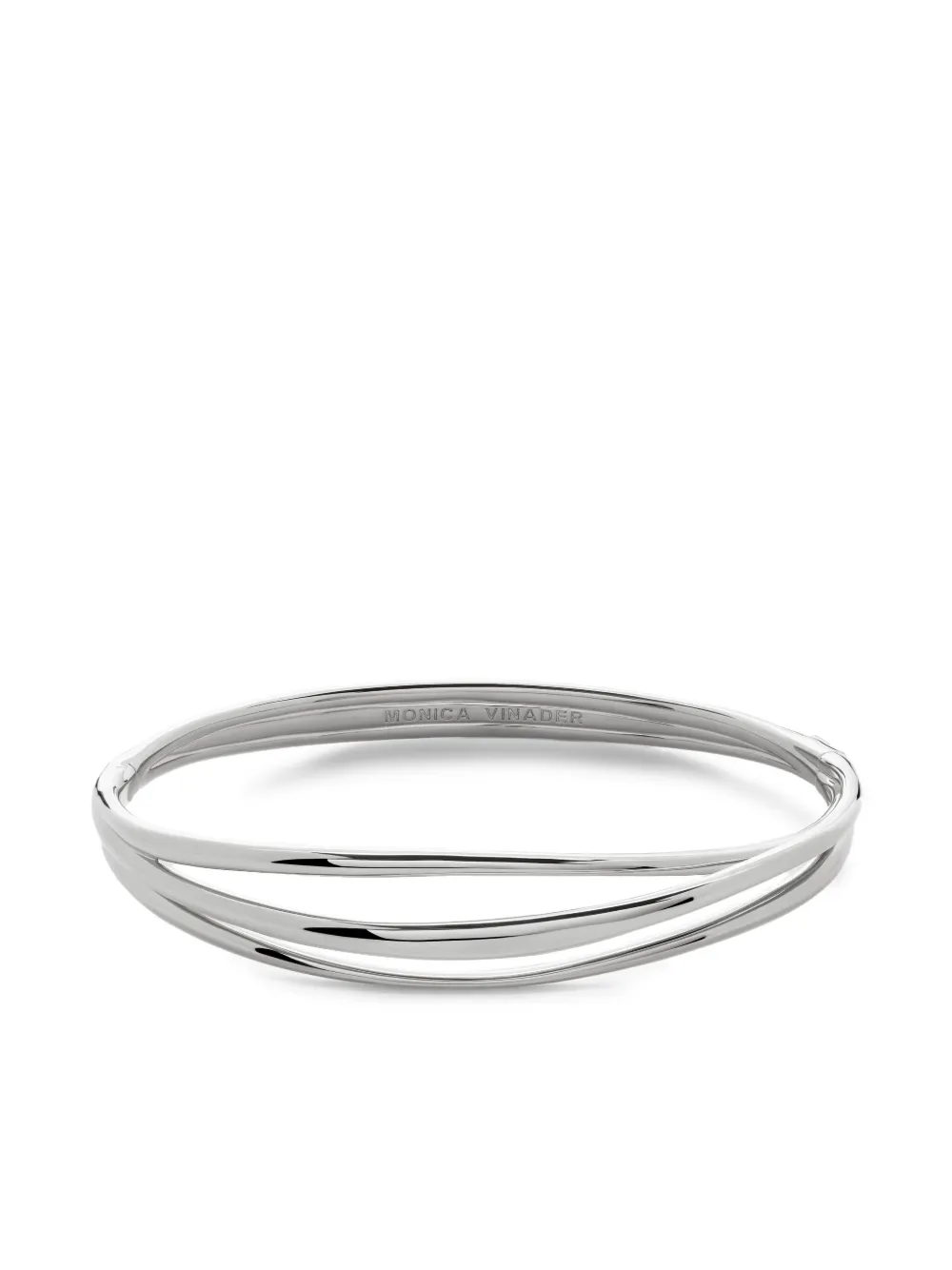 Monica Vinader Nura bangle bracelet | Silver | Image 1