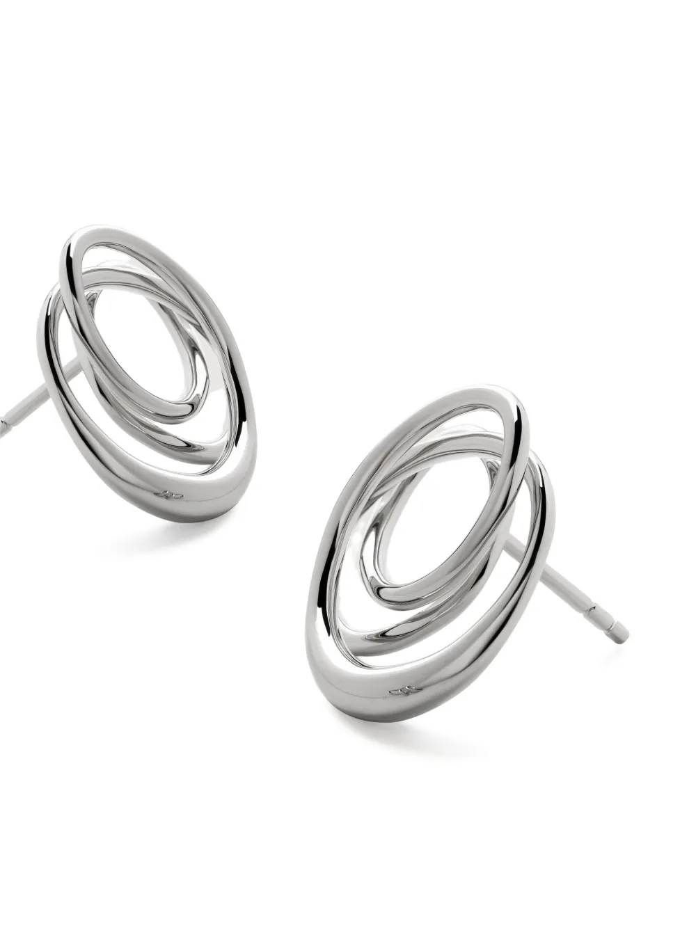 Monica Vinader Nura Wrap Stud Earrings