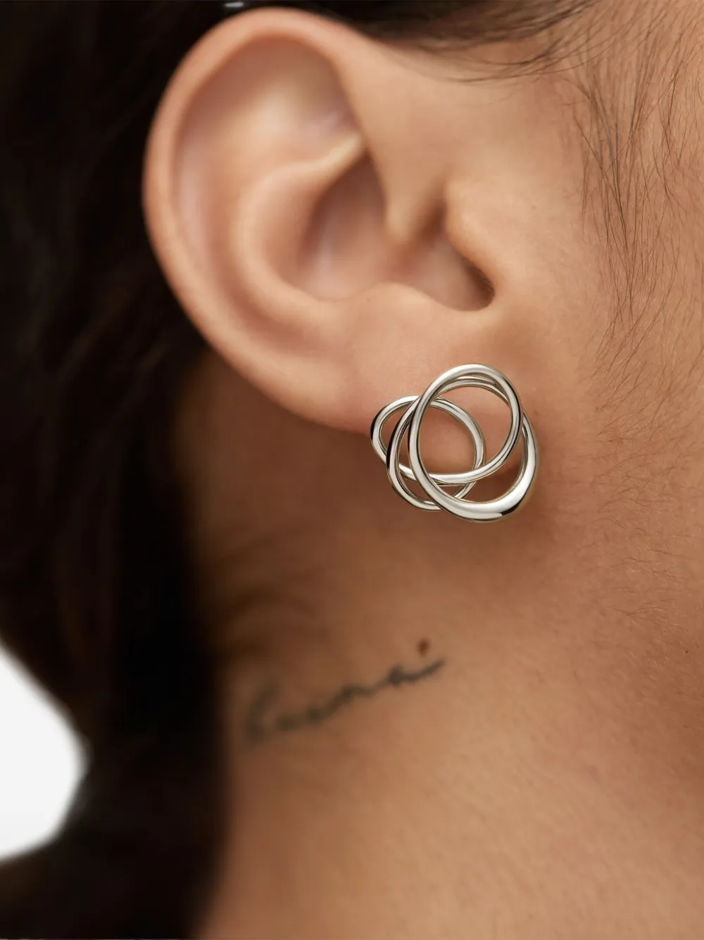 Monica Vinader Nura Wrap Stud Earrings