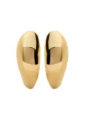 Monica Vinader Nura large hoop earrings - Gold