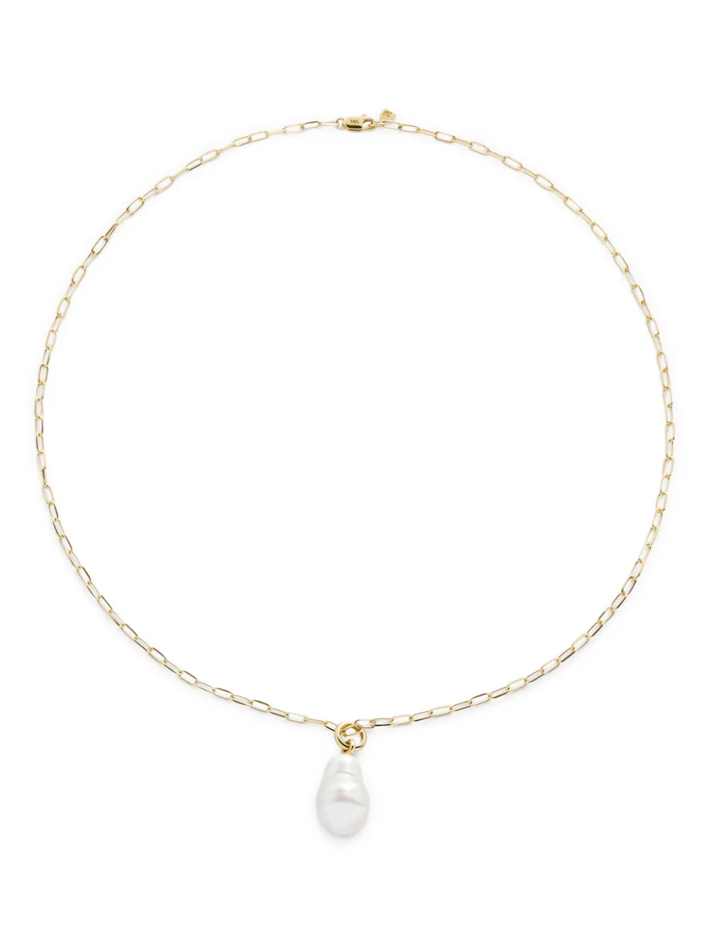 Monica Vinader 14kt yellow gold pearl pendant necklace | Gold | Image 1