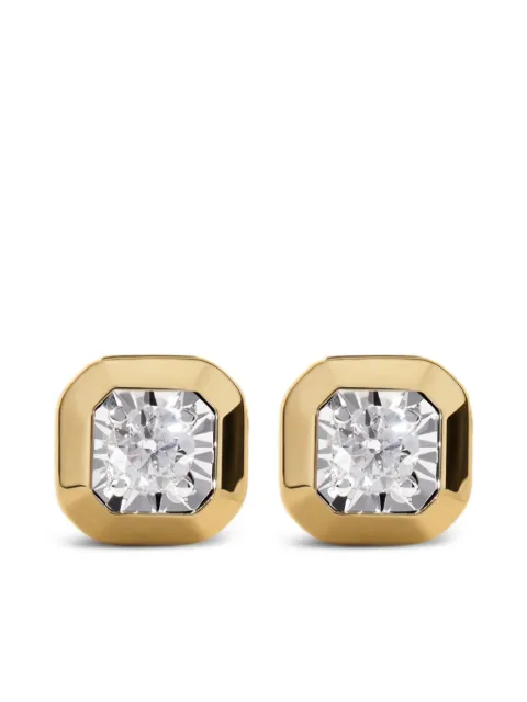 Monica Vinader square stud earrings