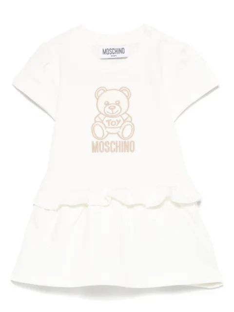 Moschino Kids vestido con motivo Teddy Bear