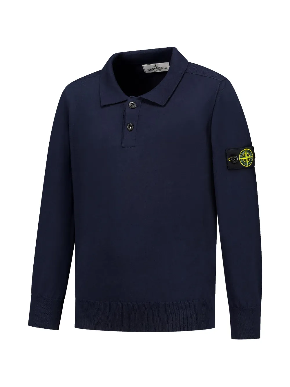 Stone Island Junior Poloshirt met Compass-logopatch Blauw