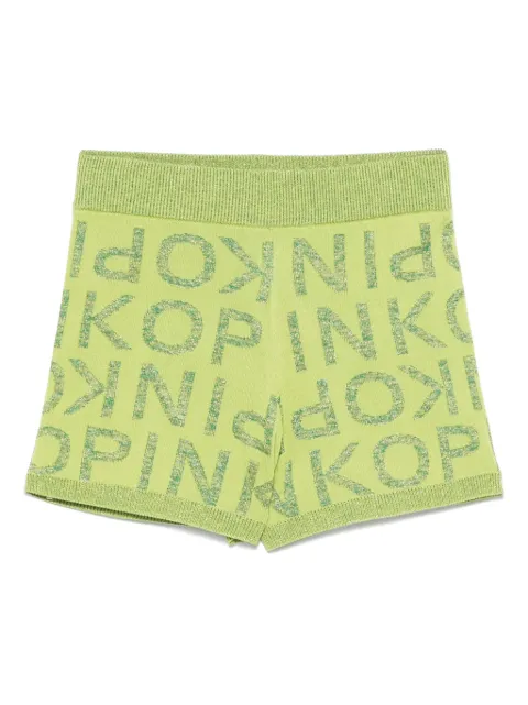 Pinko Kids logo-jacquard shorts