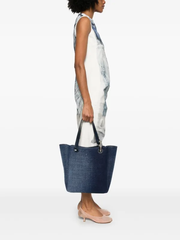 JW ANDERSON デニム トートバッグ JW Anderson Denim Tote Bag | Blue | FARFETCH
