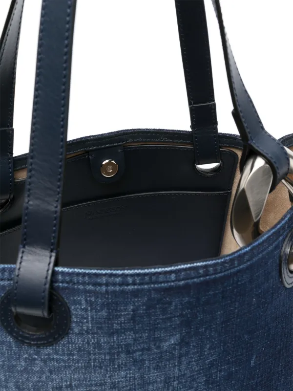 JW ANDERSON デニム トートバッグ JW Anderson Denim Tote Bag | Blue | FARFETCH