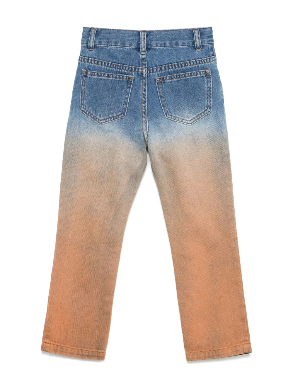 Pinko Kids Jeans met ombré-effect - Blauw