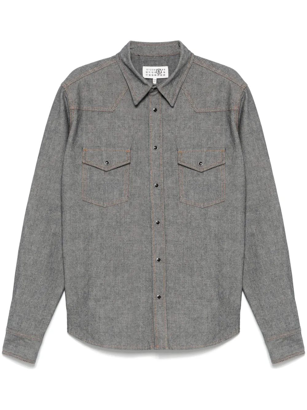 MM6 Maison Margiela デニムシャツ - グレー MM6 Maison Margiela デニムシャツ - グレー