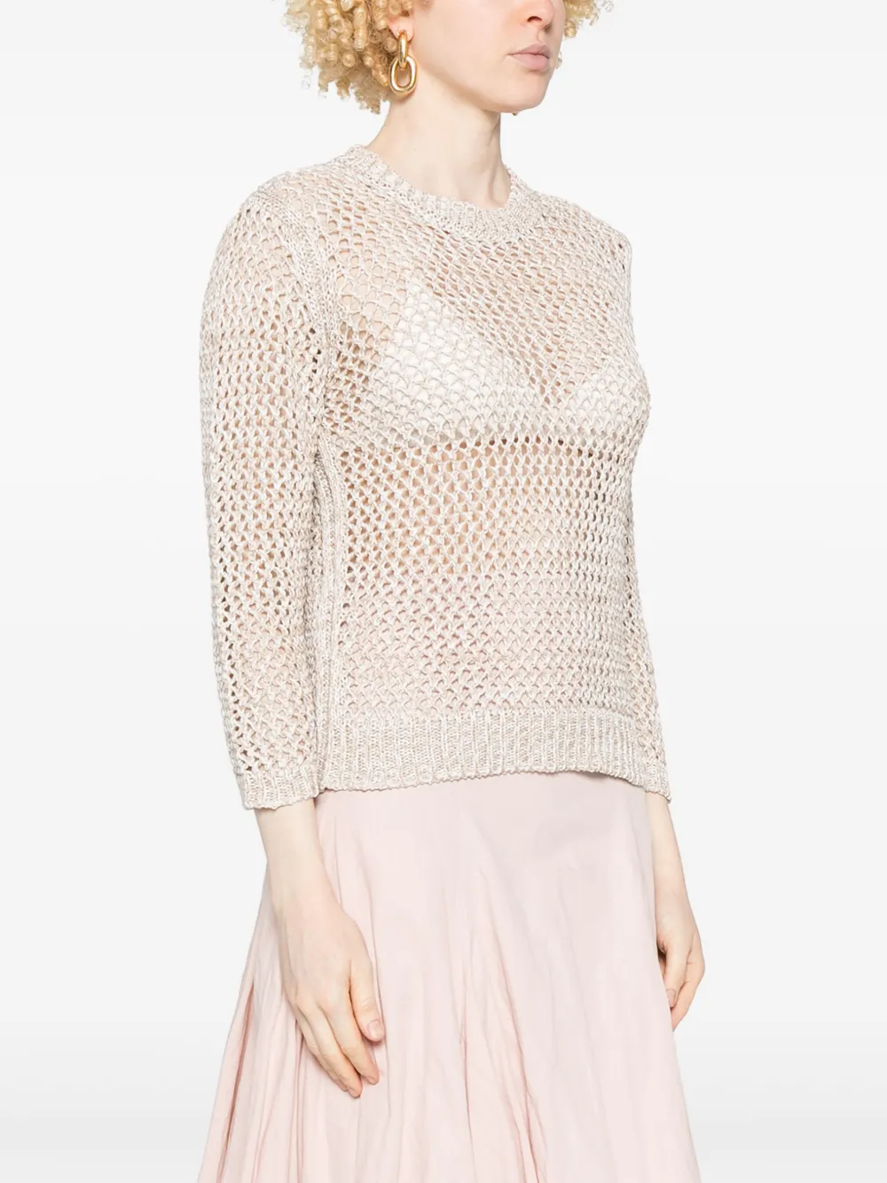 FABIANA FILIPPI OPEN-KNIT SWEATER