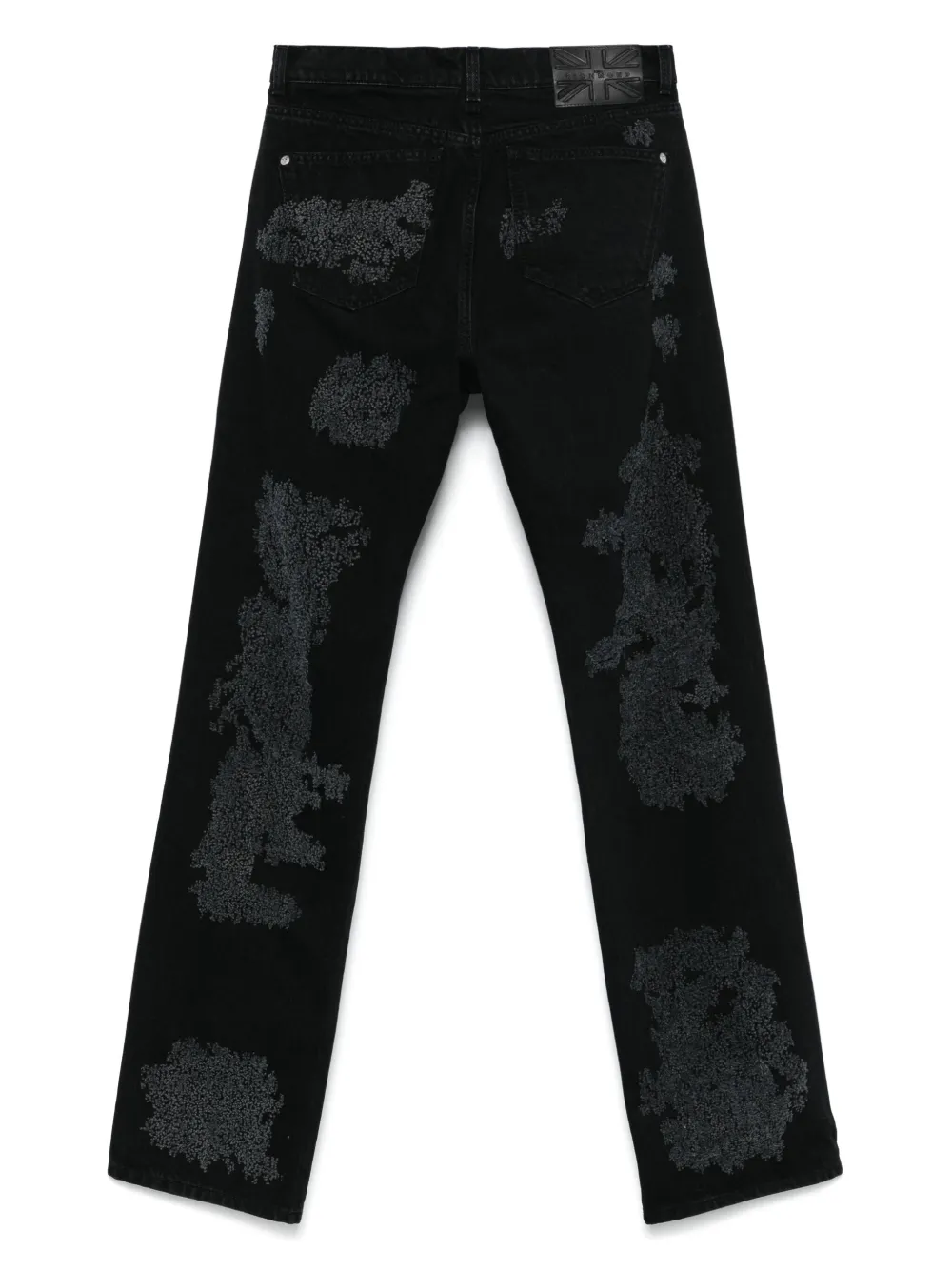 John Richmond Gerafelde jeans - Zwart