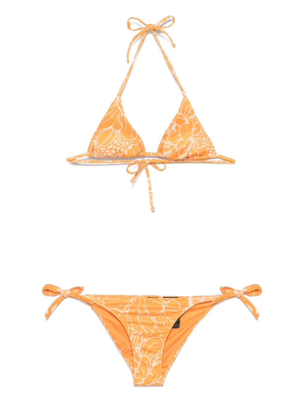 John Richmond Bikini con stampa - Arancione