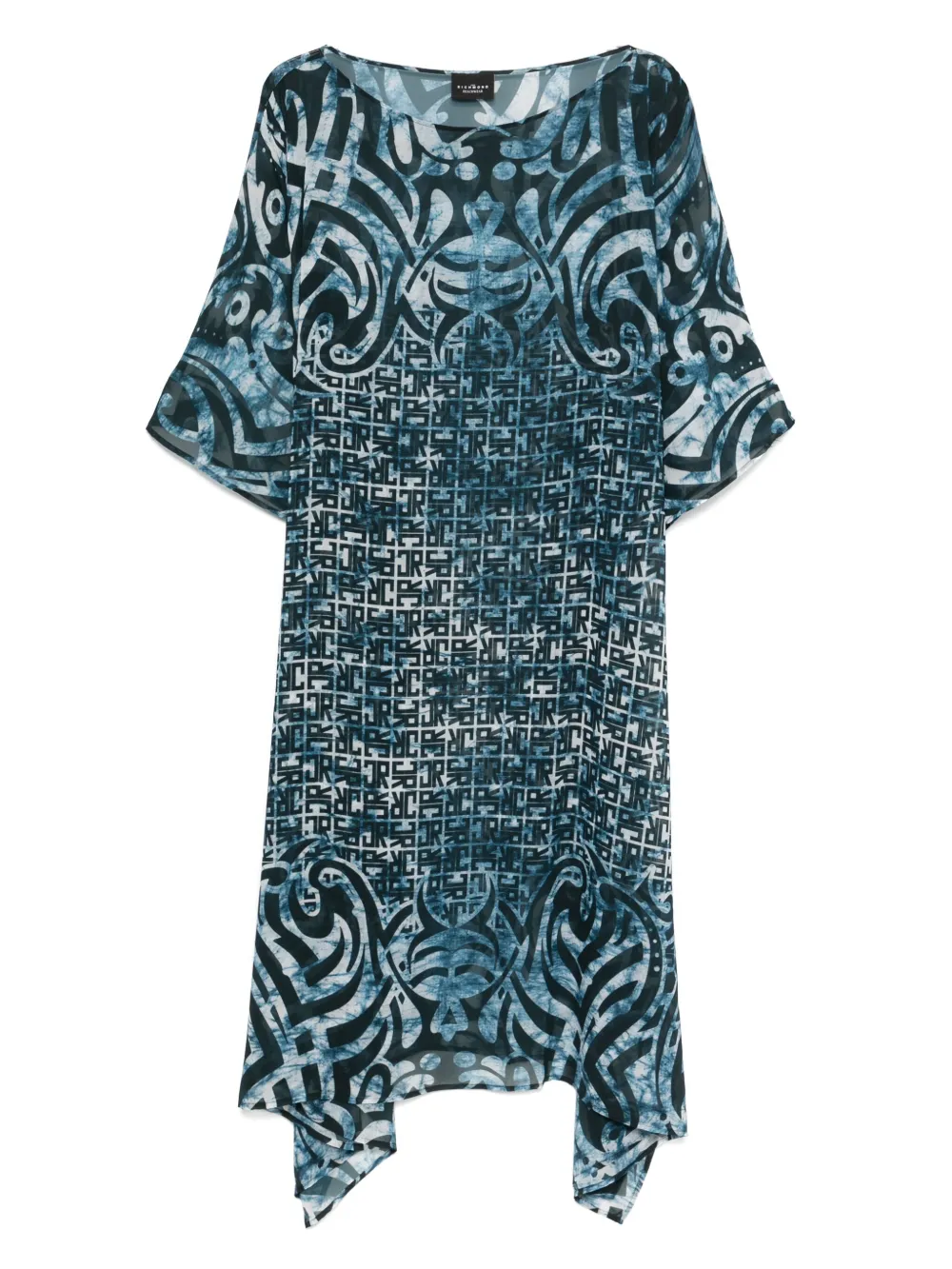 John Richmond printed beach dress - Blu
