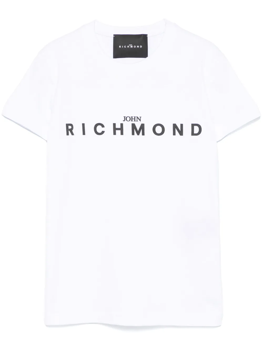 John Richmond T-shirt met logo Wit