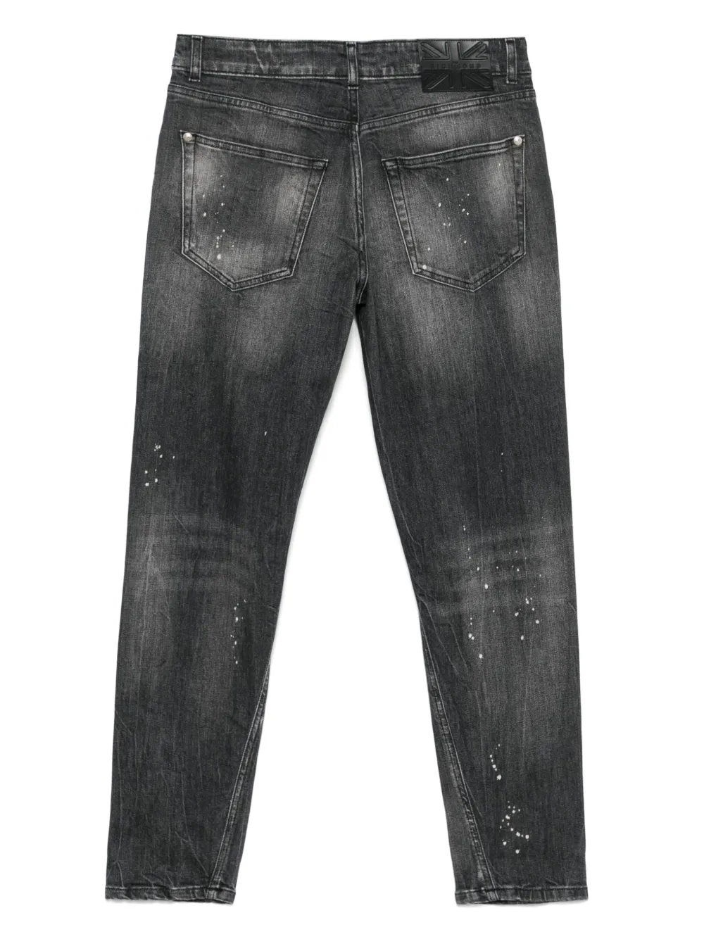 John Richmond Jeans met spatten - Zwart