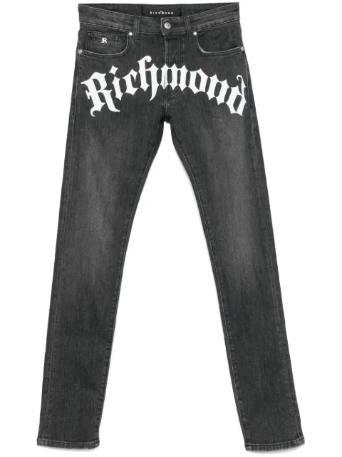 John Richmond logo-print jeans