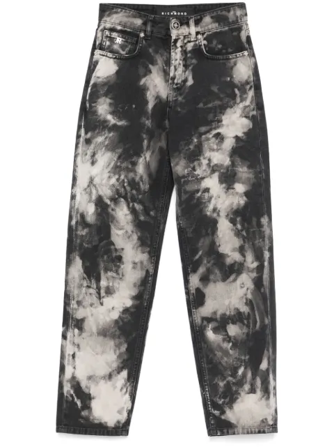 John Richmond marble-effect jeans