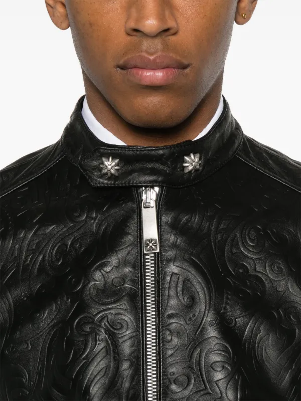 John Richmond Leather Jacket | Black | FARFETCH