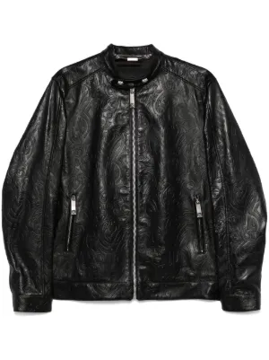 JOHN RICH MOND イタリア製　美品 レザージャケット Luxury John Richmond（ジョンリッチモンド）メンズ - FARFETCH