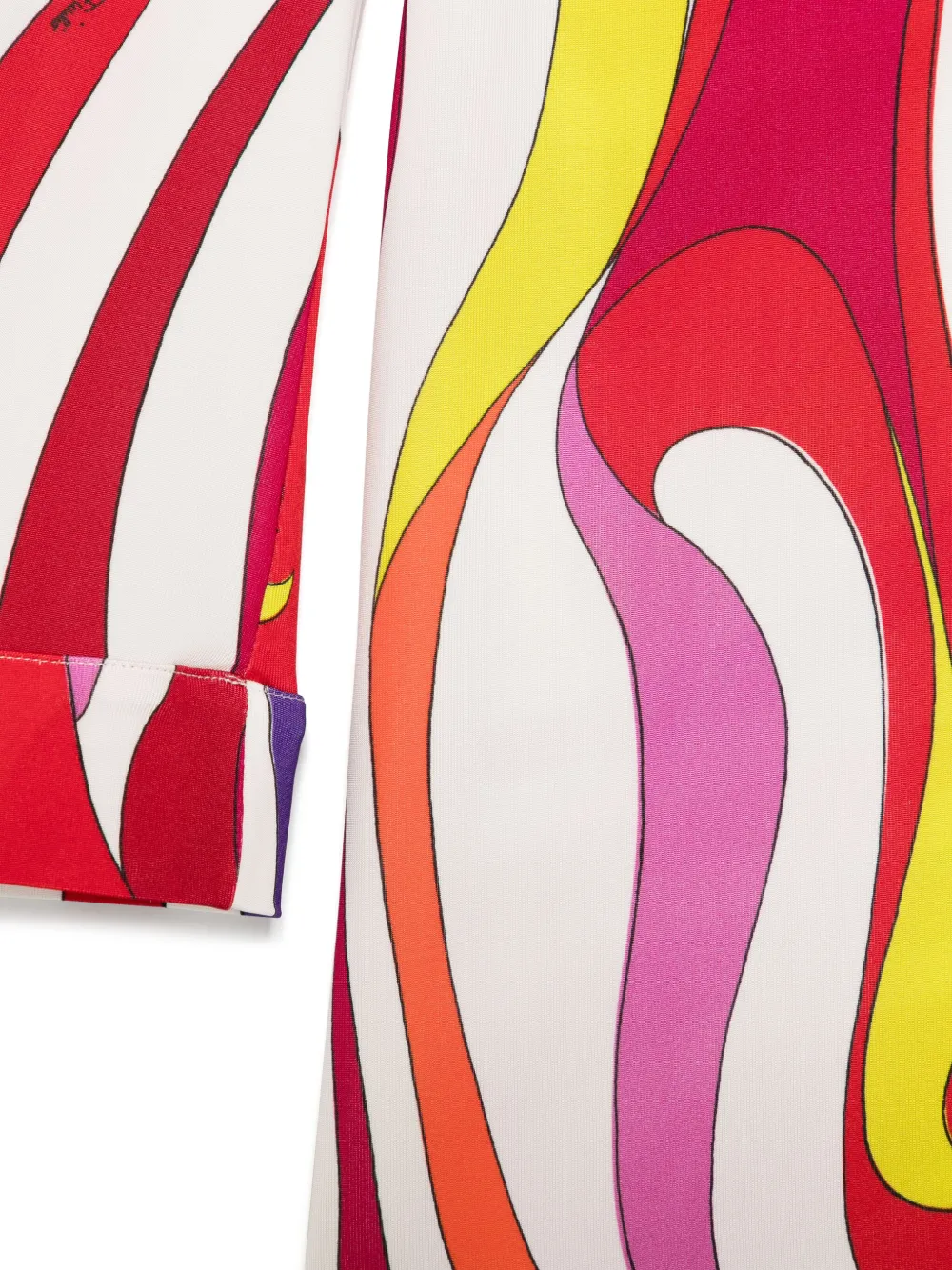 Shop Pucci Junior Marmo-print Dress In White